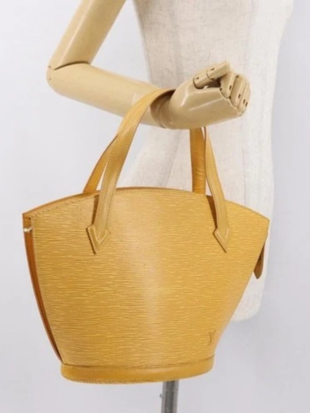 LOUIS VUITTON Epi Saint Jacques Shopping Shoulder Bag Yellow M52269 Auth 171683 - Picture 14 of 16